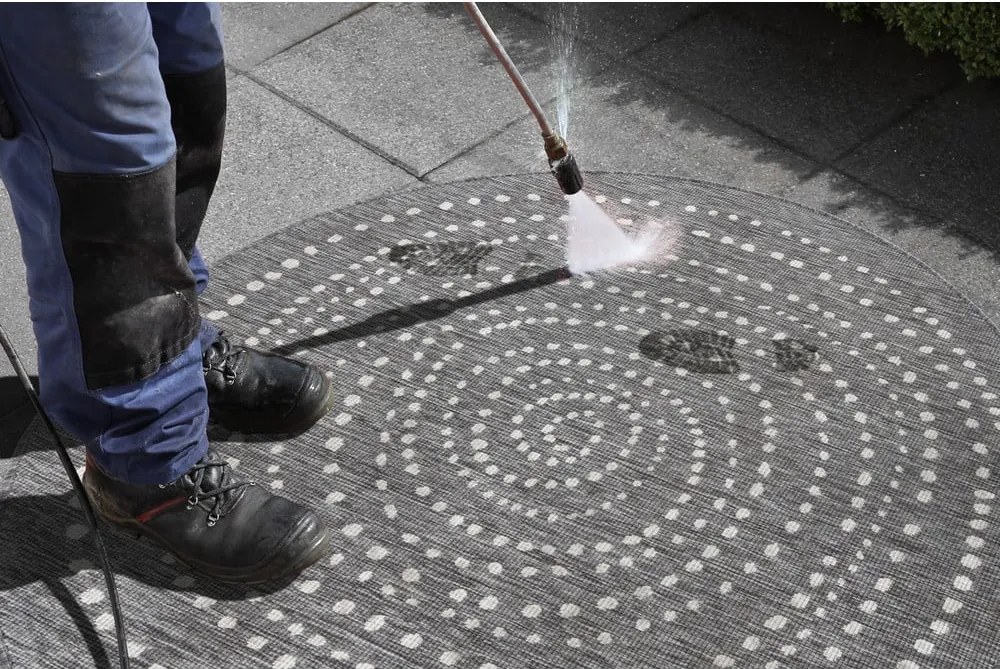 Tappeto grigio per esterni , ⌀ 140 cm Bali - NORTHRUGS