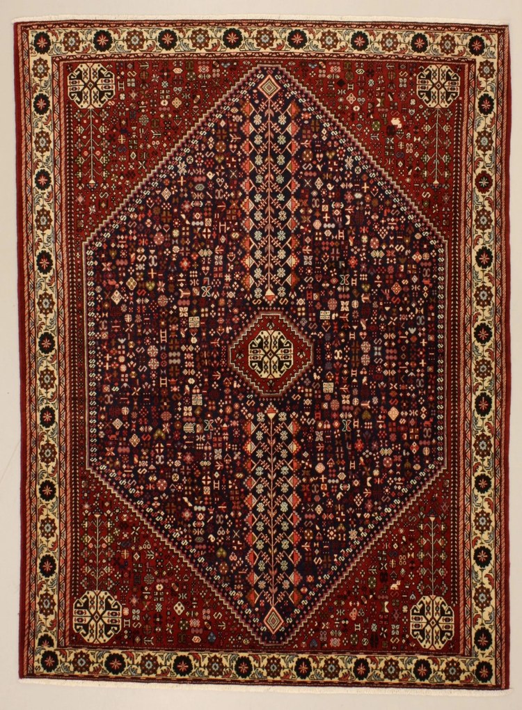 Abadeh Tappeto 180 x 250 (Iran) Annodato A Mano