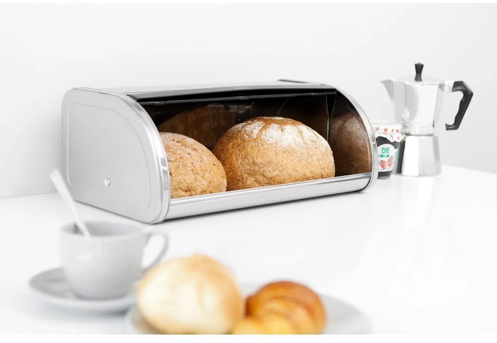 Porta pane in acciaio Roll Top - Brabantia