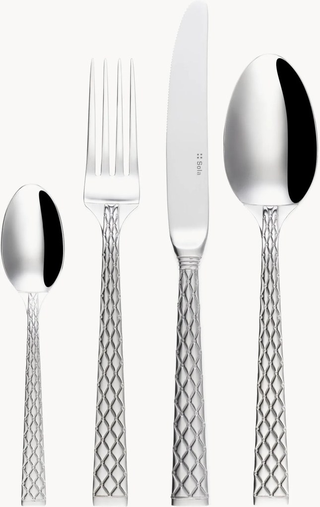 Set di 24 posate in acciaio inox Coco Deco, 6 persone