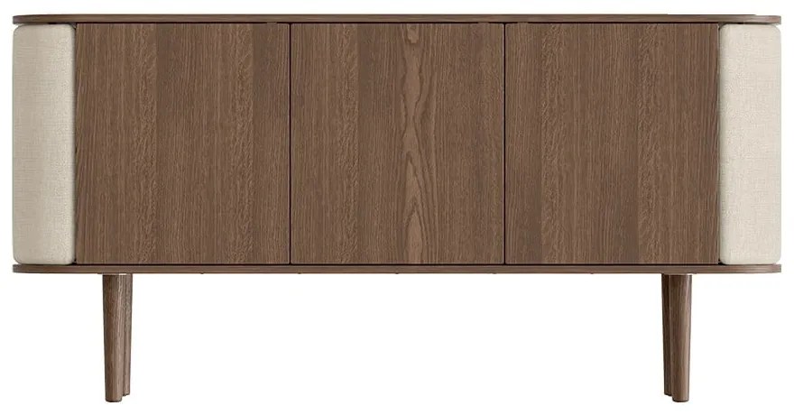 Cassettiera bassa marrone-beige in rovere 150x75 cm Treasures - UMAGE