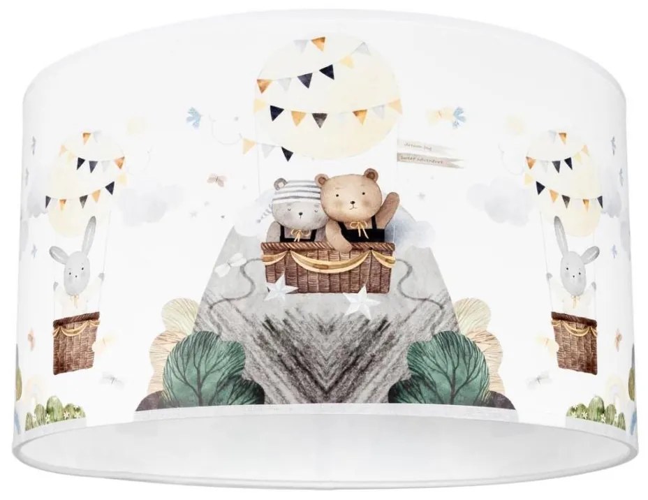 Plafoniera per bambini BEARS 1xE27/60W/230V