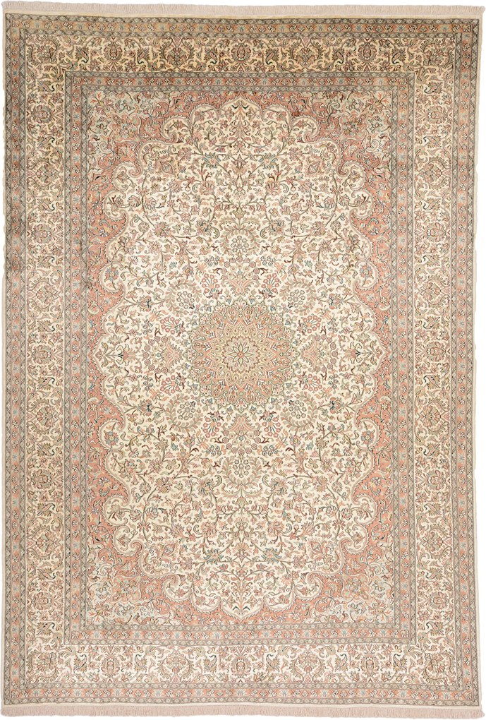 Cashmere Silk Tappeto 210x310 (Indian) Annodato A Mano