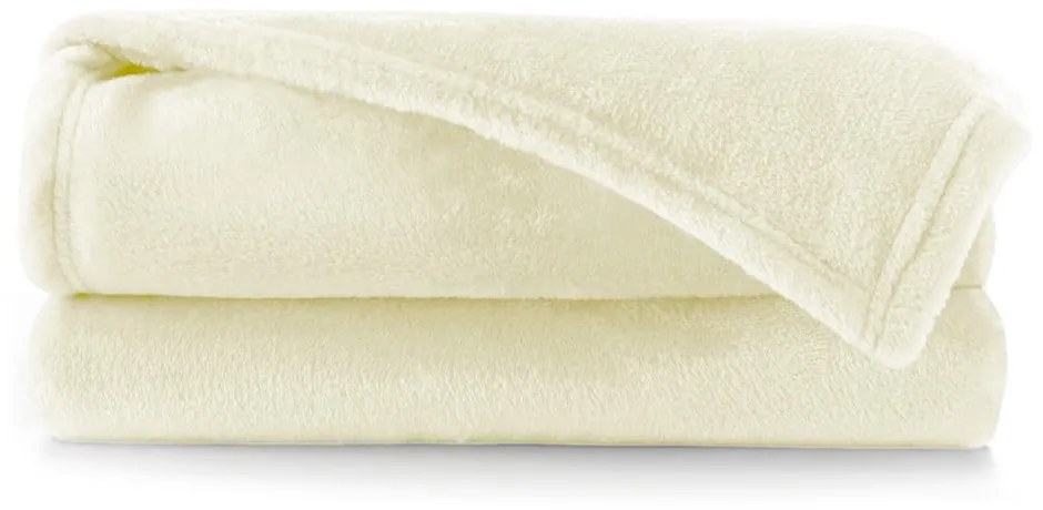 Coperta in microfibra in crema Mic, 220 x 240 cm - DecoKing