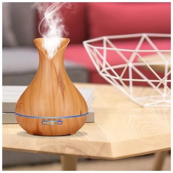 Umidificatore e ionizzatore aria LED RGB 400 ml