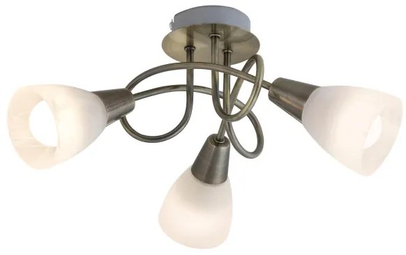 Rabalux 5533 - Lampadario fisso JENNA 3xE14/40W/230V ottone