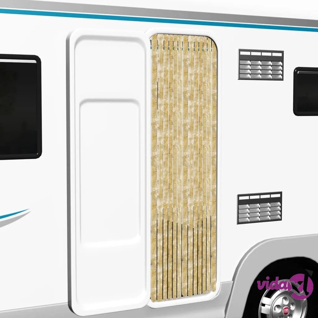vidaXL Zanzariera Beige 56x200 cm Ciniglia