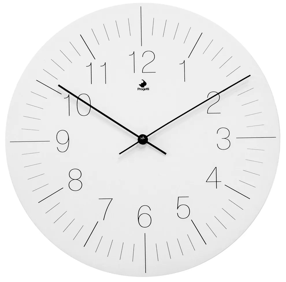 Orologio da parete 24 cm bianco Orolo - gino Progetti