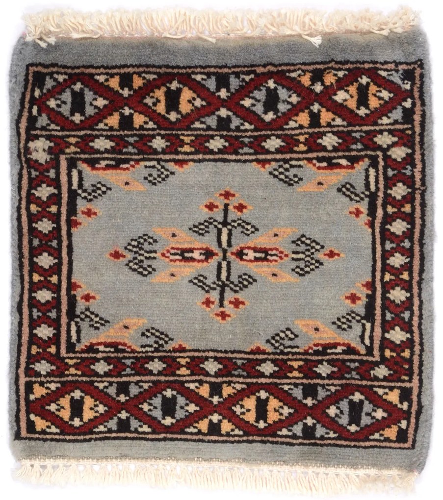 Bokhara Tappeto orientale 30 x 30 (Pakistan) Annodato A Mano