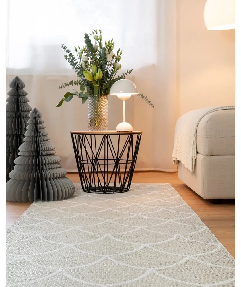 Passatoia da interno/esterno color crema 70x300 cm Kotte Linen – Pappelina