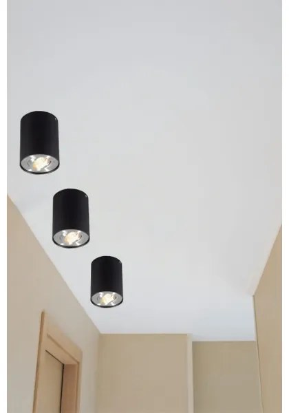 Faretto TUBA 1xGU10/50W/230V nero