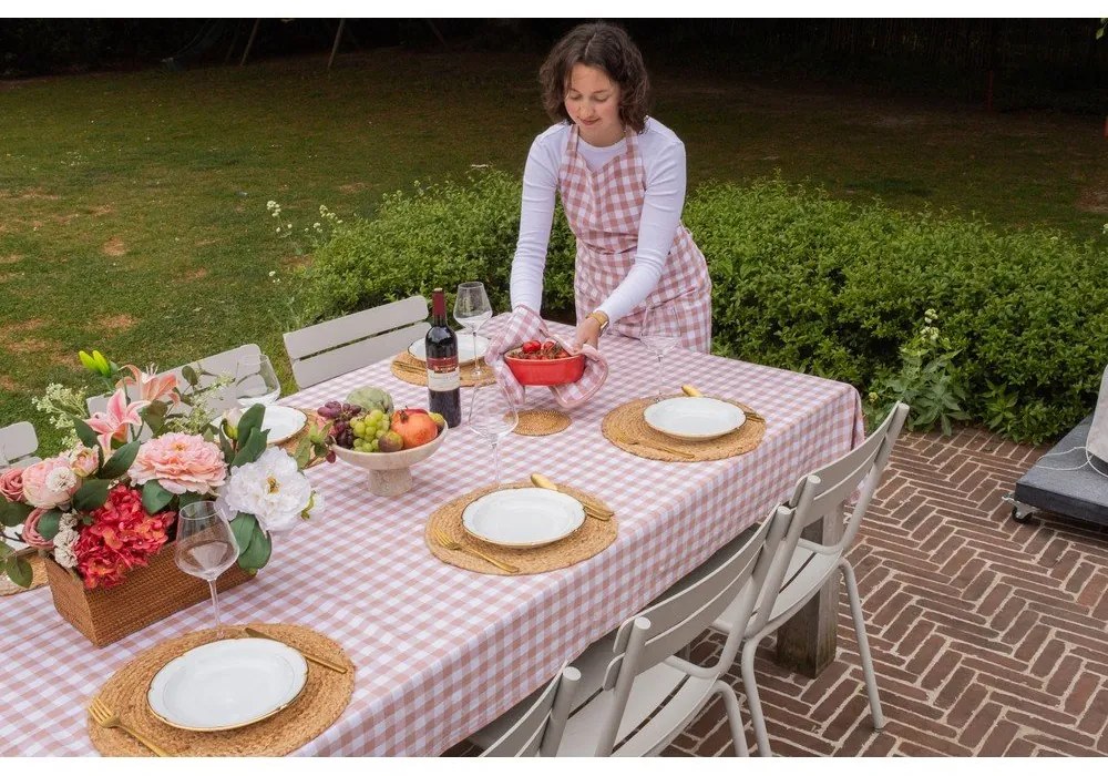 Presine in set in cotone 2 pz Gingham – Tiseco Home Studio