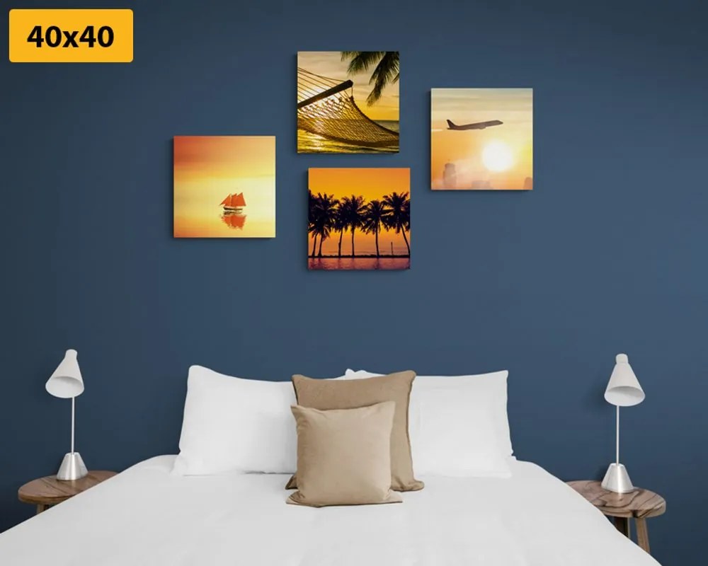 Set di quadri – Incanto della vacanza al mare