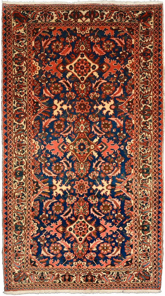 Bakhtiar Tappeto 170 x 320 Marrone (Iran) Annodato A Mano