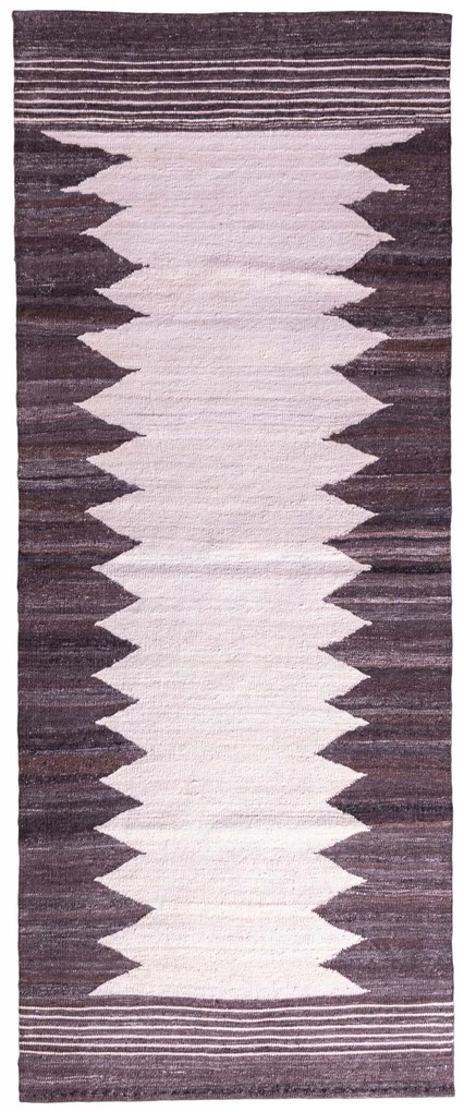 Kilim Tappeto persiano 260 x 100 Nero (Iran) Tessuto A Mano