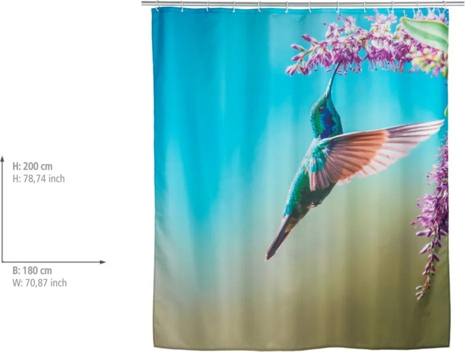 Tenda per doccia 180x200 cm Managua – Wenko