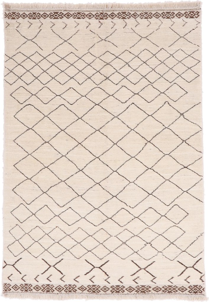 Berber Tappeto 150x190 (Afghanistan) Annodato A Mano