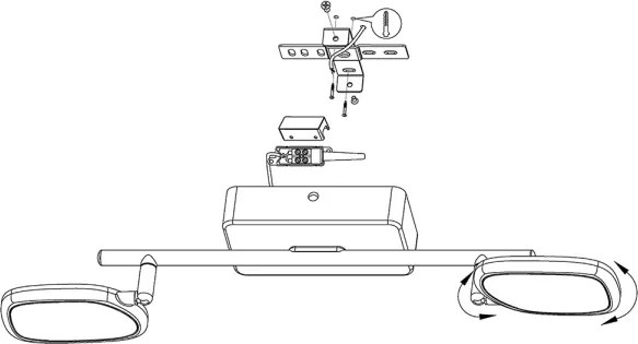 Eglo 97692 - Faretto LED PALOMBARE-C 2xLED/5W/230V