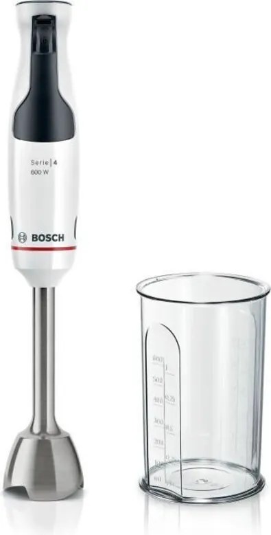 Bosch - ErgoMaster MSM4W210 Frullatore a Immersione 600W Bianco Acciaio Inox 0,6L