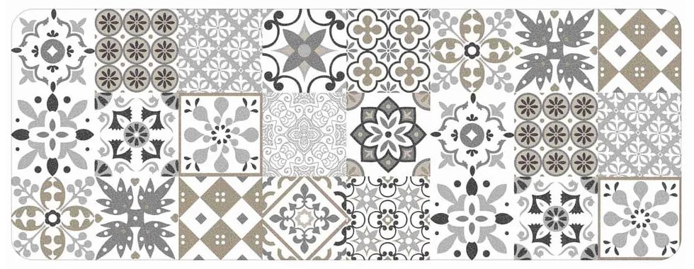 Passatoia bianca in PVC 45x120 cm Salou – douceur d'intérieur