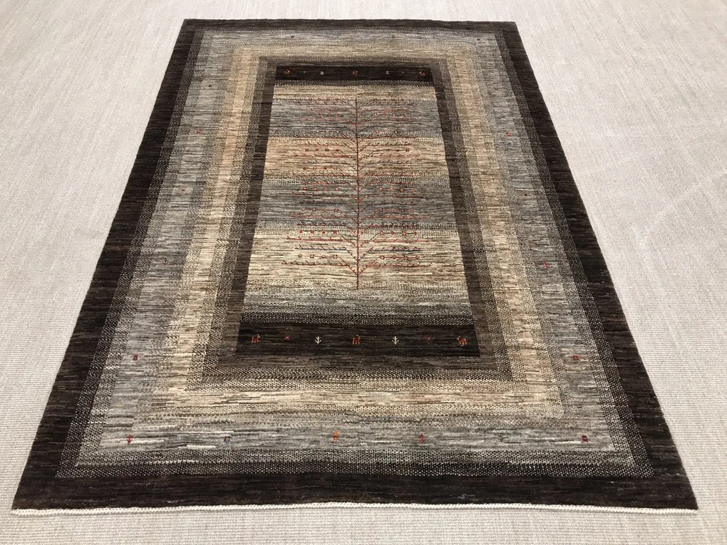Loribaft Tappeto 180x270 Marrone (Iran) Annodato A Mano