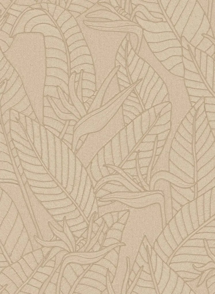 Arte Carta da parati Strelitzia - Jute