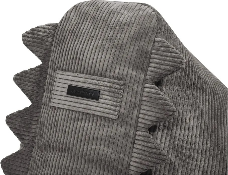 Pouf a sacco per bambini marrone scuro con rivestimento in velluto a coste Snug 80 Dragon – SLOWDOWN