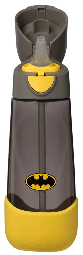 Bottiglia con cannuccia 600 ml - Batman