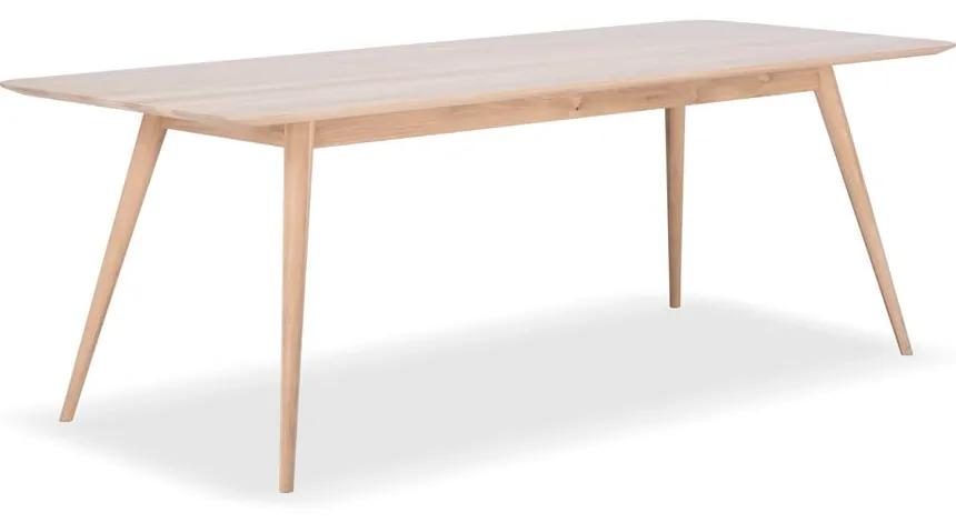 Tavolo da pranzo in legno massiccio di quercia , 220 x 90 cm Stafa - Gazzda