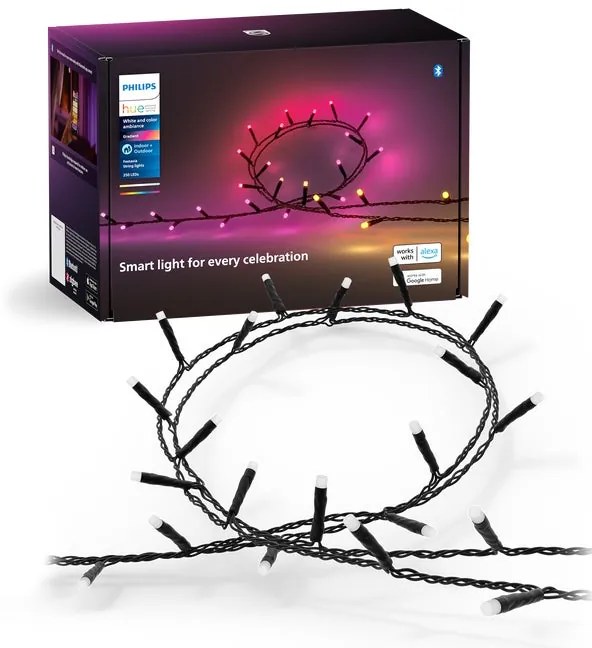 Ghirlanda luminosa 250 Led 20 m IP44 Festavia PHILIPS Hue