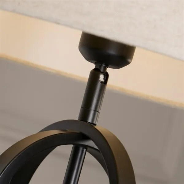 Searchlight EU91101NA - Lampada da tavolo CHIC 1xE27/60W/230V beige