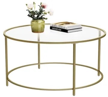 Tavolino da salotto LYRA oro