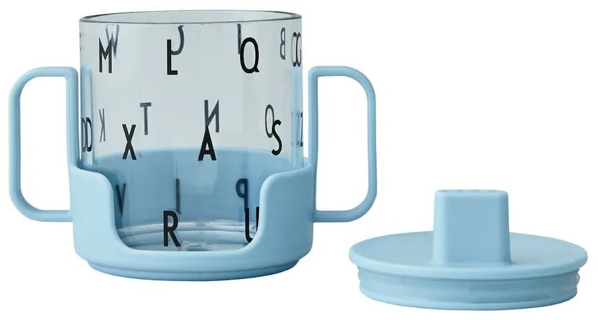 Tazza azzurra per bambini Grow With Your Cup Grow with Your Cup - Design Letters