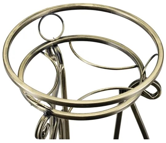 Portafiori 62x28 cm oro