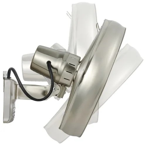 Lucci air 213126 - Ventilatore da parete BREEZE 55W/230V cromo opaco + tc