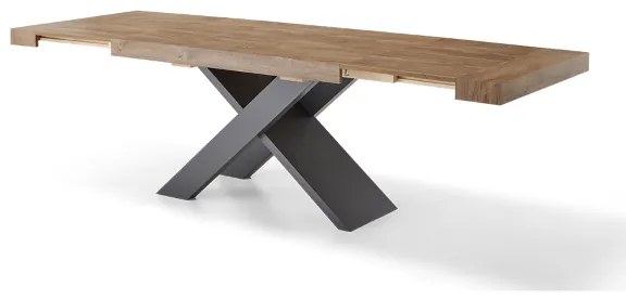 Tavolo sala da pranzo allungabile 260 cm in laminato KARMA Teak