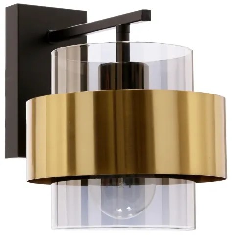 Applique SPIEGA 1xE27/60W/230V oro/nero