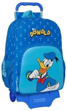 Trolley per la Scuola Donald Azzurro 33 x 42 x 14 cm