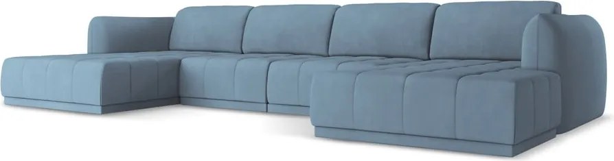 Divano angolare azzurro Hoku – Makamii