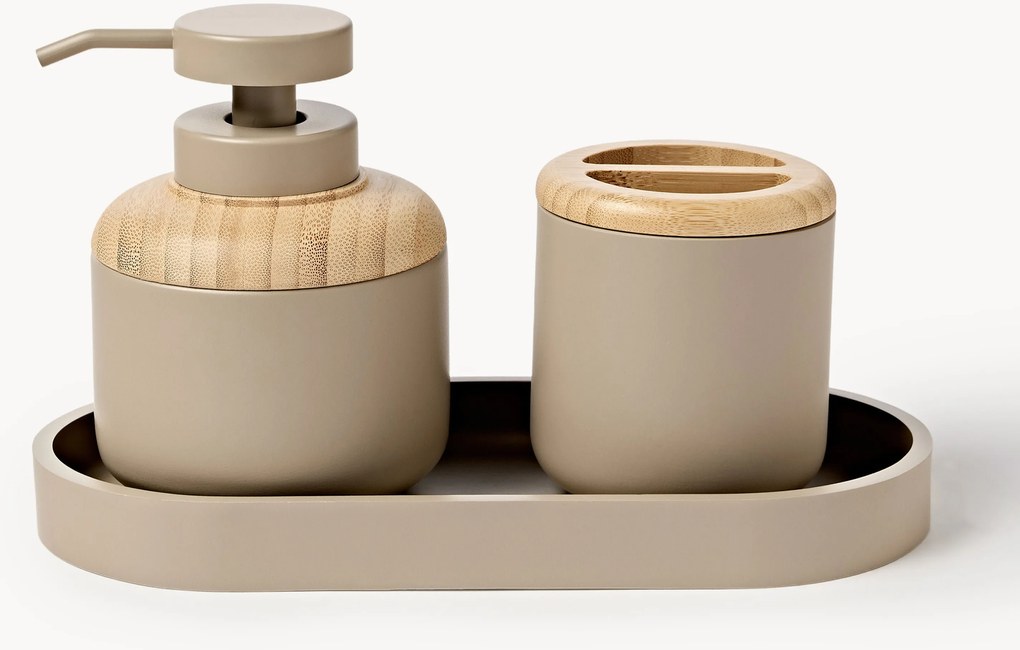 Set di 3 accessori da bagno Ari