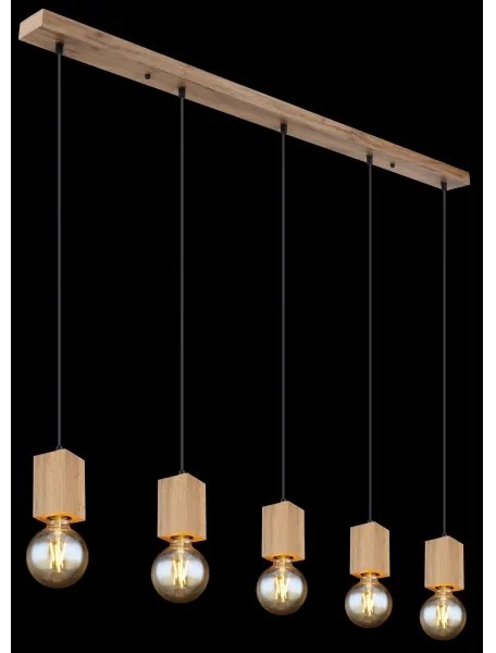 Globo 15655-5H - Lampadario a sospensione con filo ERNA 5xE27/60W/230V