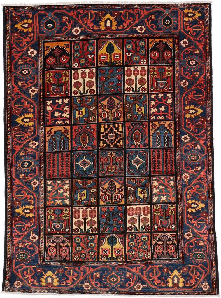 Bakhtiar Tappeto persiano 150x220 (Iran) Annodato A Mano