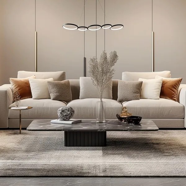 Lampadario LED a sospensione con filo OLYMPIA 5xLED/10W/230V nero