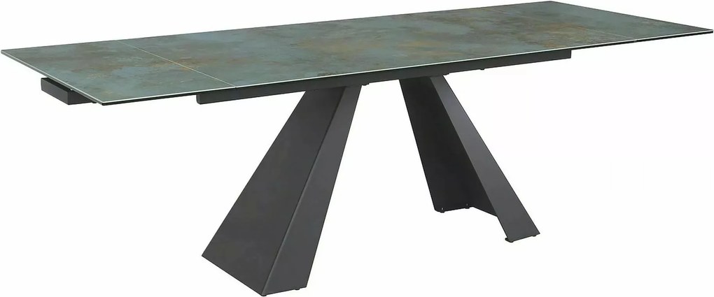 Tavolo Salvadore Ceramic Ossido Verde – 160/240x90x77 cm