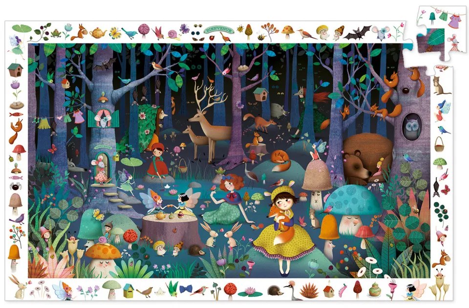 Puzzle - foresta incantata - 100 pezzi