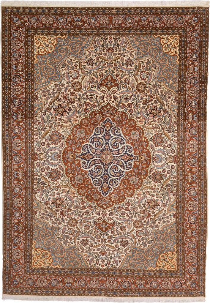 Tabriz Tappeto 260 x 190 (Indian) Annodato A Mano