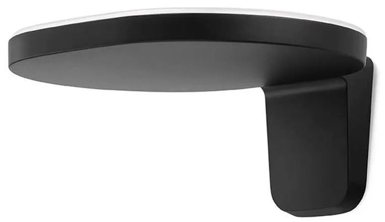 Flos Oplight W1 Lampada Da Parete a luce indiretta Textured nero satinato