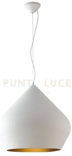 Lampadario a sospensione tholos bianca 1 luce attacco e27 52x201cm ...