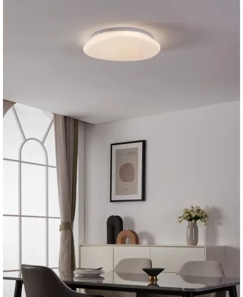 Eglo 900128 - Plafoniera LED RGBW dimmerabile SILERAS-Z LED/21,6W/230V