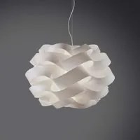 Lampadario a sospensione tre luci CLOUD Bianco diametro 75x h50cm